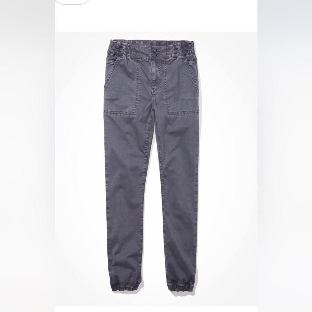 American Eagle Stretch High-Waisted Jegging Jogger Stretch Blue 16 short